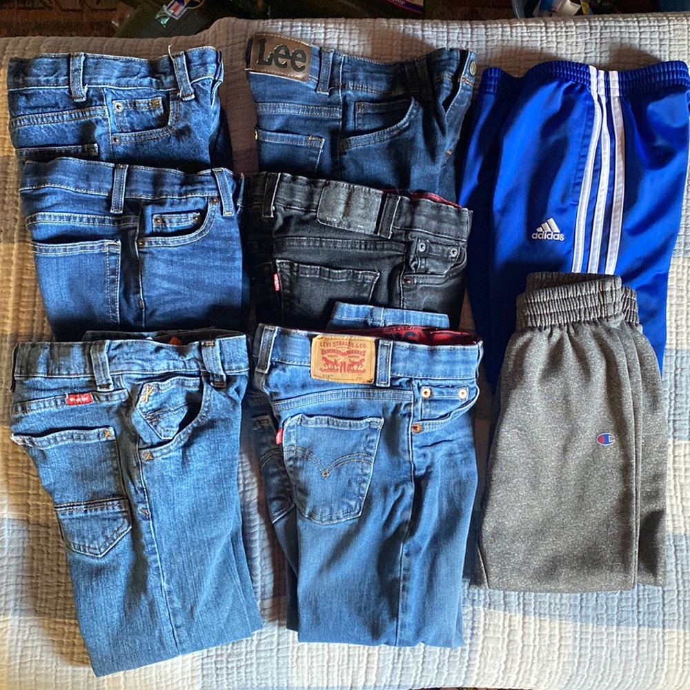 Boys size 6 jeans etc